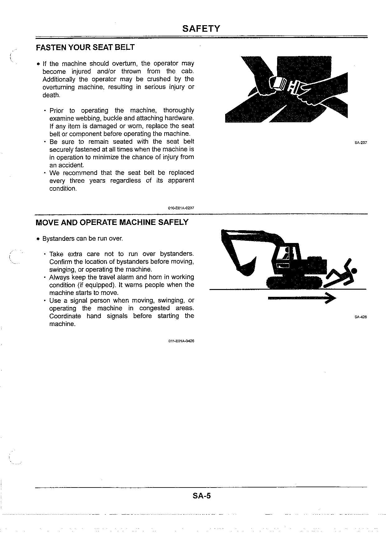 HITACHI EX80-5 Excavator Workshop Service Manual