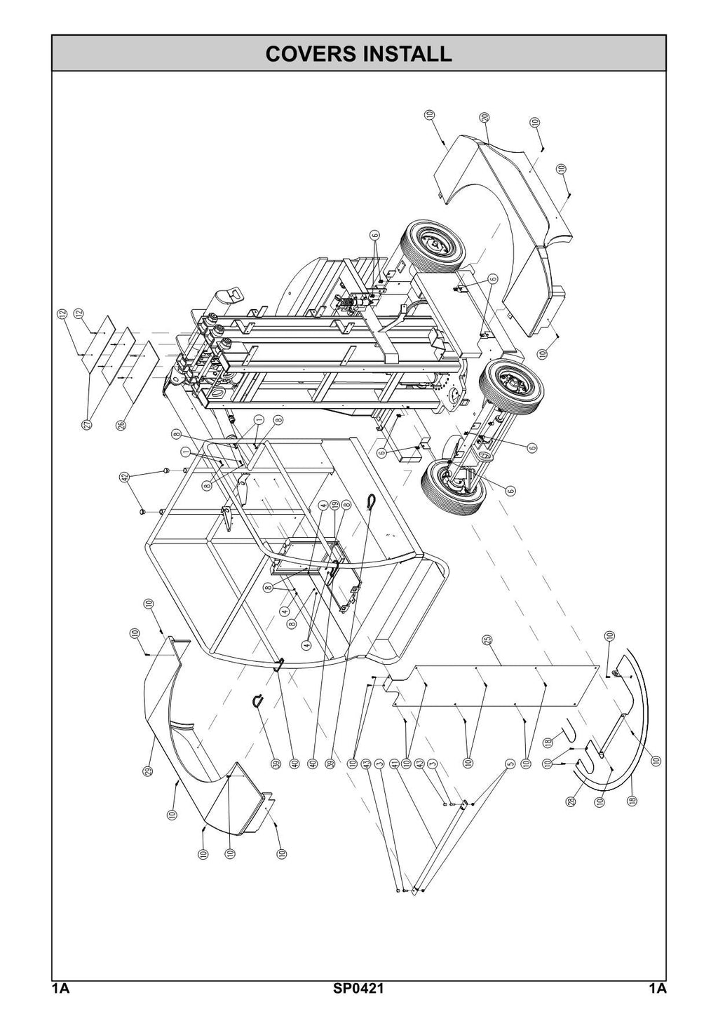 TOUCAN V2039E Vertical Lift Parts Catalog Manual