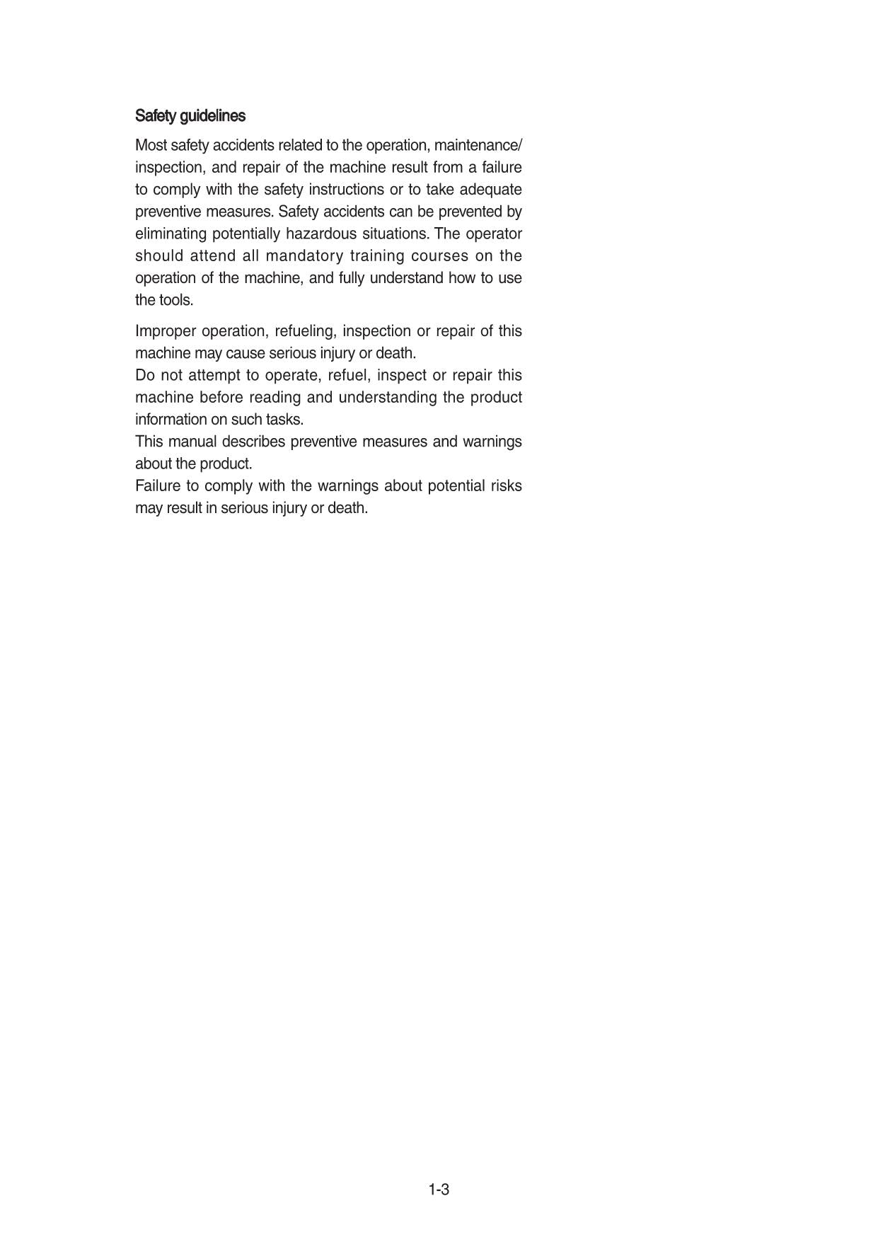 Hyundai HX260LT3 CRAWLER EXCAVATOR Operators Maintenance Manual