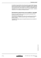 Liebherr A934 C ERC Litronic A934 C HD ERC Litronic Excavator Operators manual