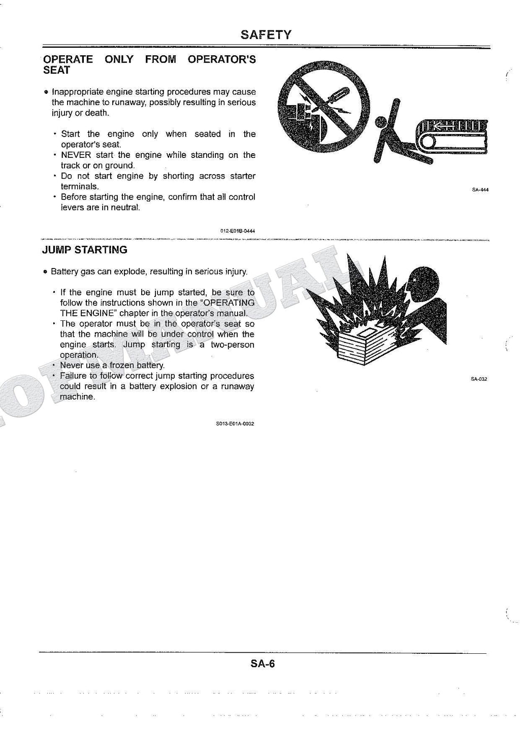 HITACHI EX330LC-5 EX370-5 Excavator Repair Service Workshop manual