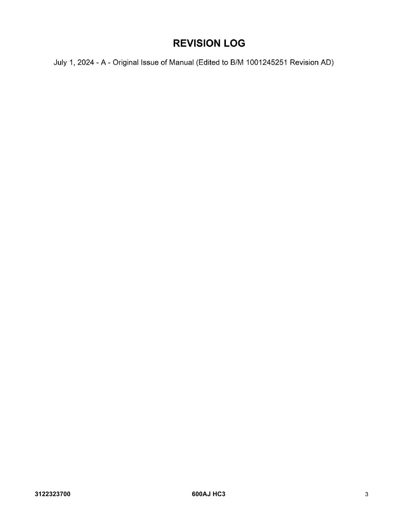 Manual del catálogo de piezas del elevador de pluma JLG 600AJ HC3