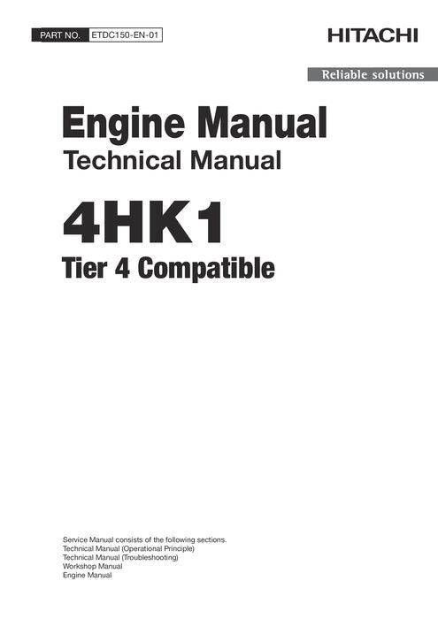 MANUAL DE SERVICIO DEL MOTOR HITACHI 4HK1 ETDC150EN01