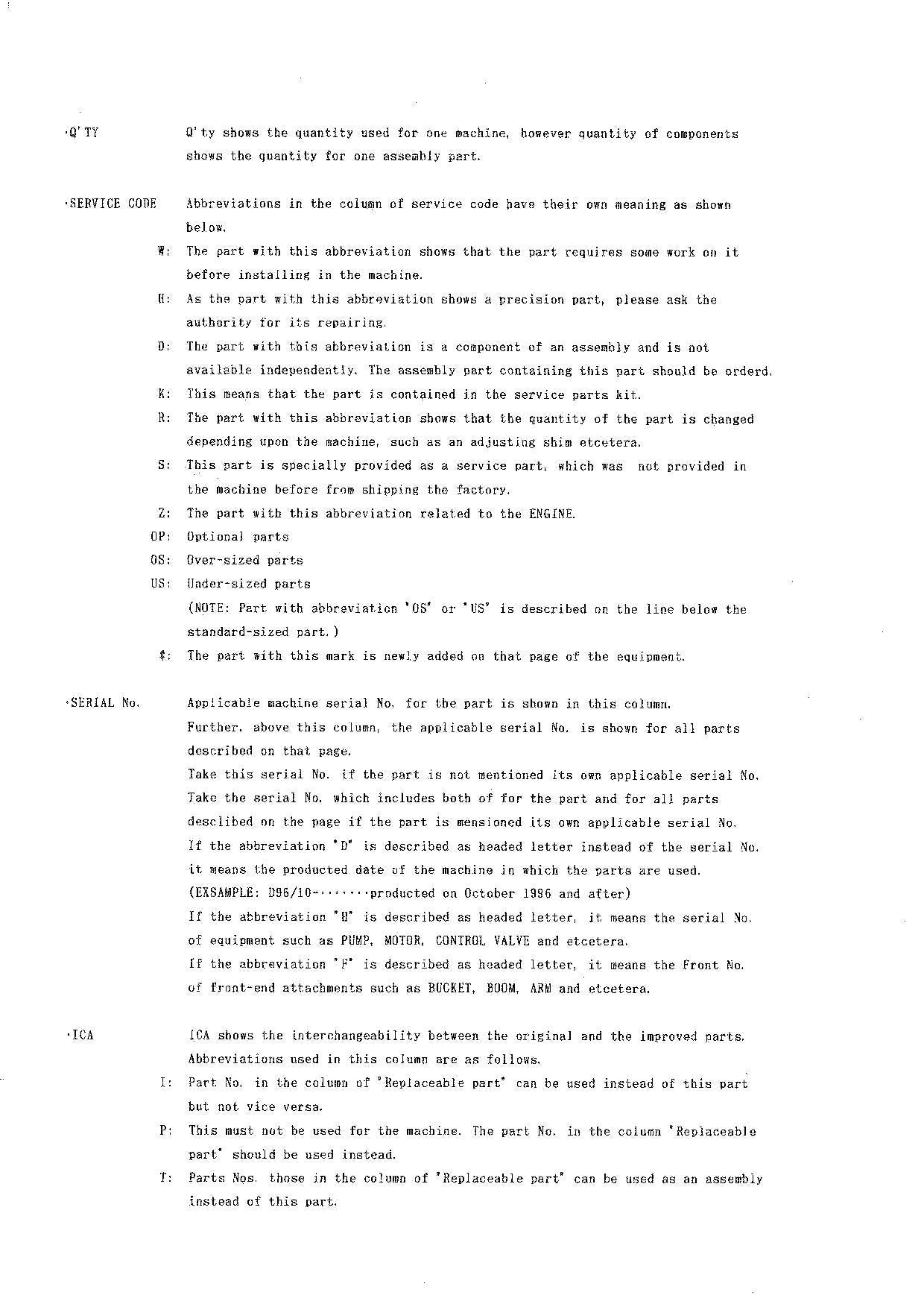 Hitachi LX70-2C Wheel Loader Parts Catalog Manual SN 03001-up
