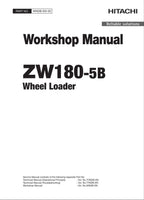 Hitachi ZW180-5B Wheel Loader Workshop Manual