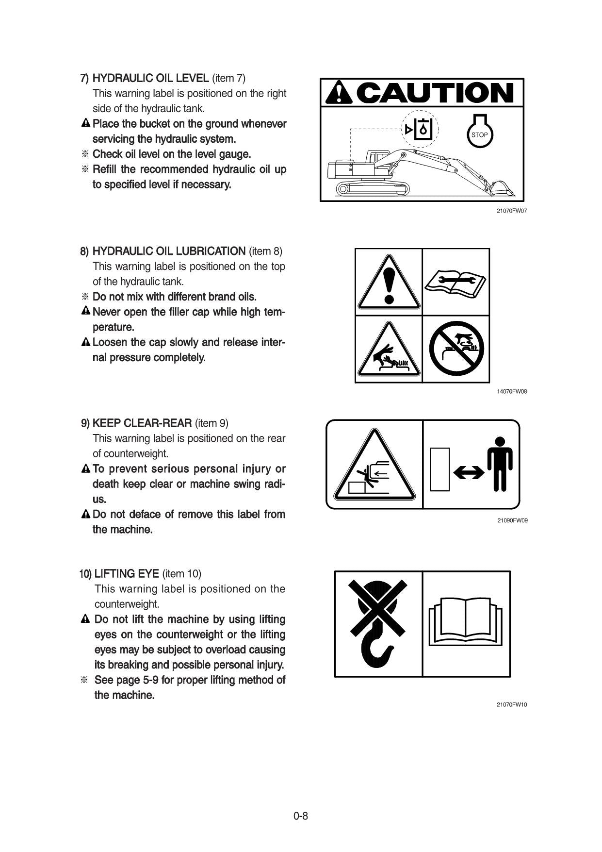 Hyundai HX225S L CRAWLER EXCAVATOR Operators Maintenance Manual