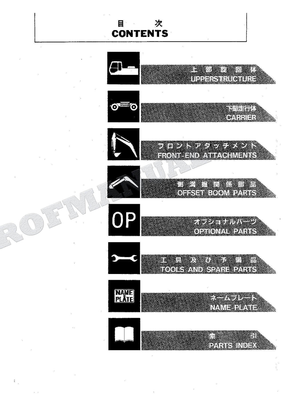 HITACHI EX60WD-2 GERMANY Excavator Parts Catalog Manual
