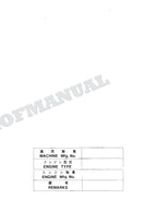 HITACHI EX100M Equipment Component Excavator Parts Catalog Manual