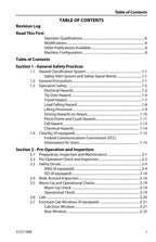 JLG 1043 1055 1255 742 943 Telehandler Maintenance Operators Manual 31211368