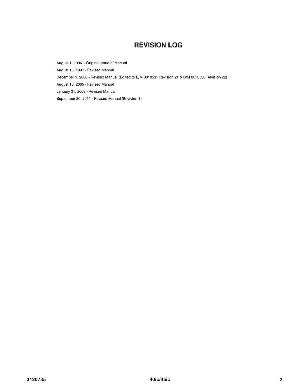 JLG 40ic 45ic Boom Lift Parts Catalog Manual