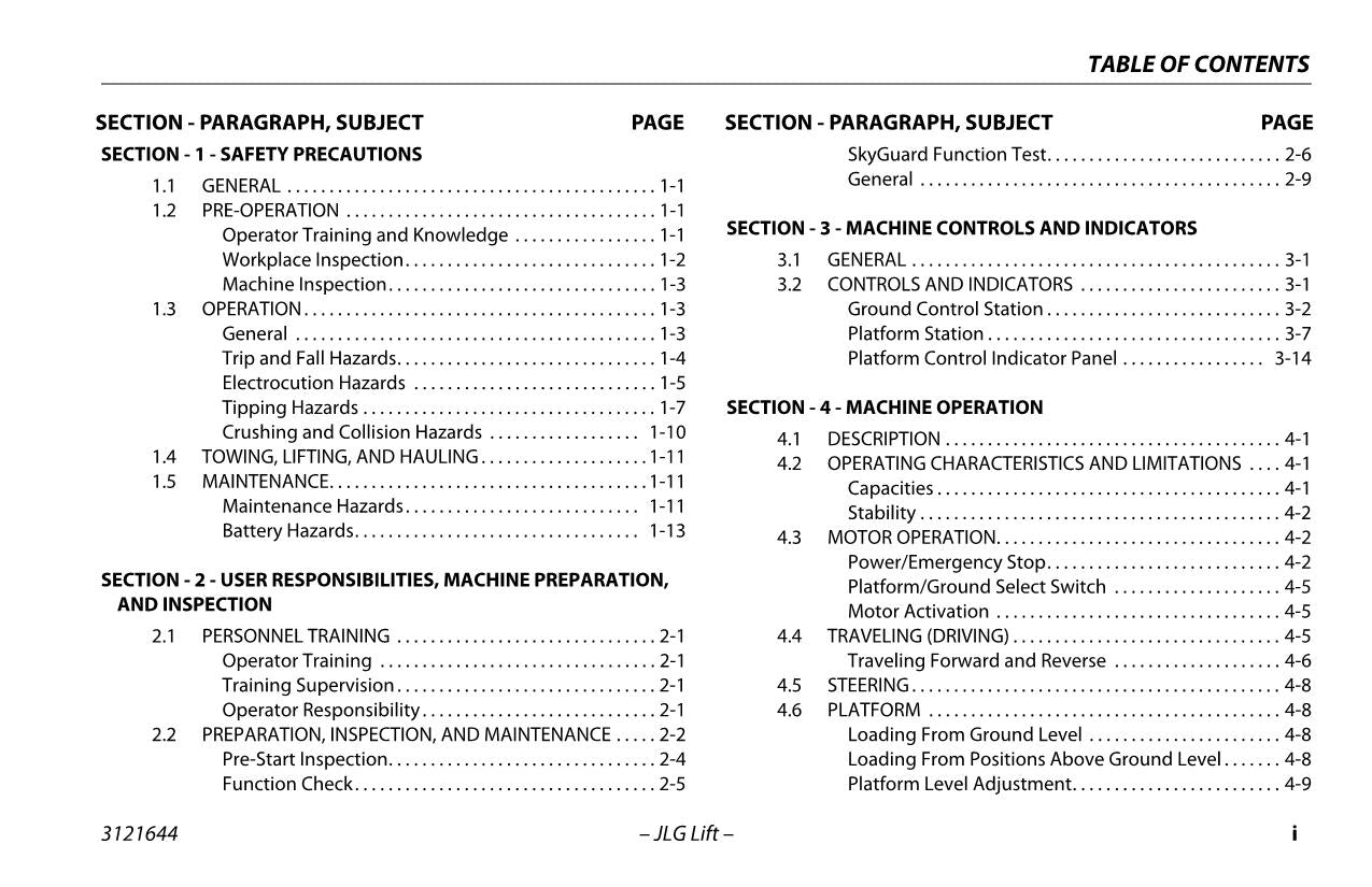 Manual del operador del elevador de pluma angosta JLG E400AJP E400AJP E400A M400AJP M400AJP