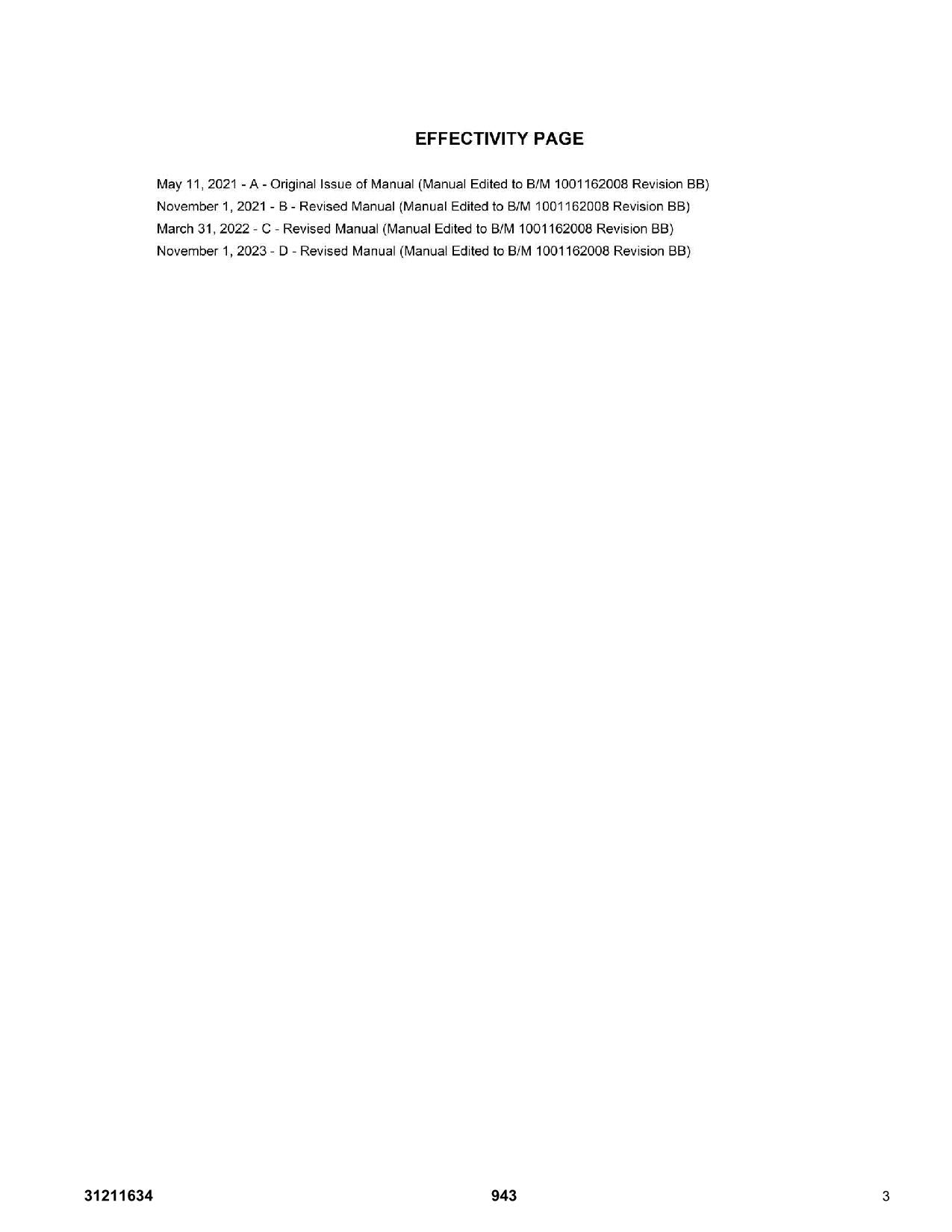 SKYTRAK  943 Telehandler Parts Catalog Manual