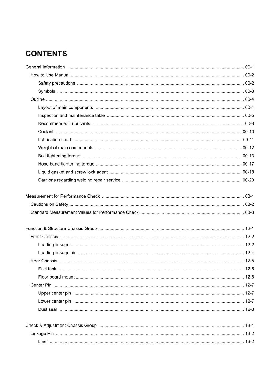 Hitachi ZW330 Wheel Loader Technical Manual Operational Principle