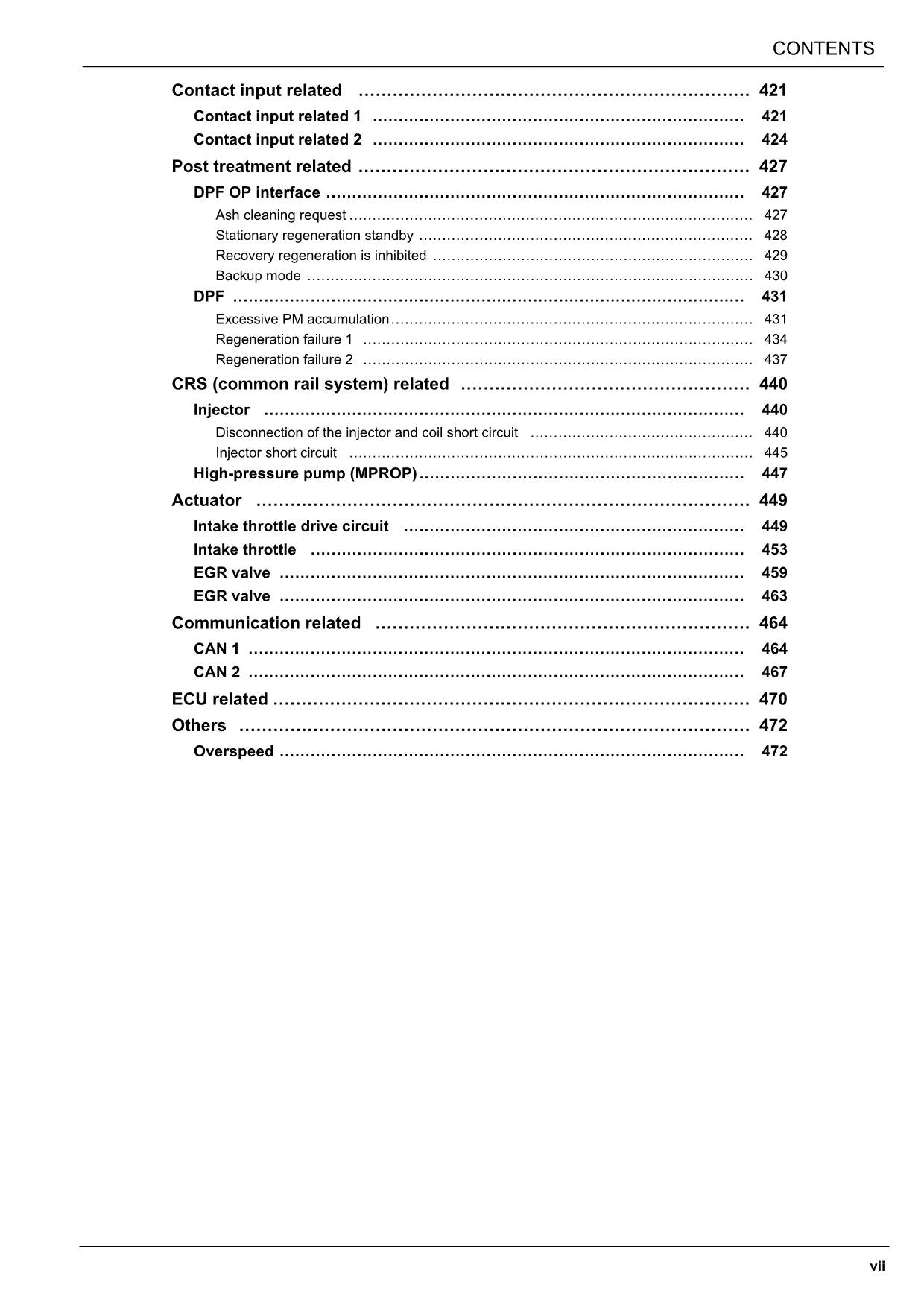 Hitachi Yanmar 4TNV98C 4TNV98CT 4TN88C 4TN86CT Engine Technical Service manual
