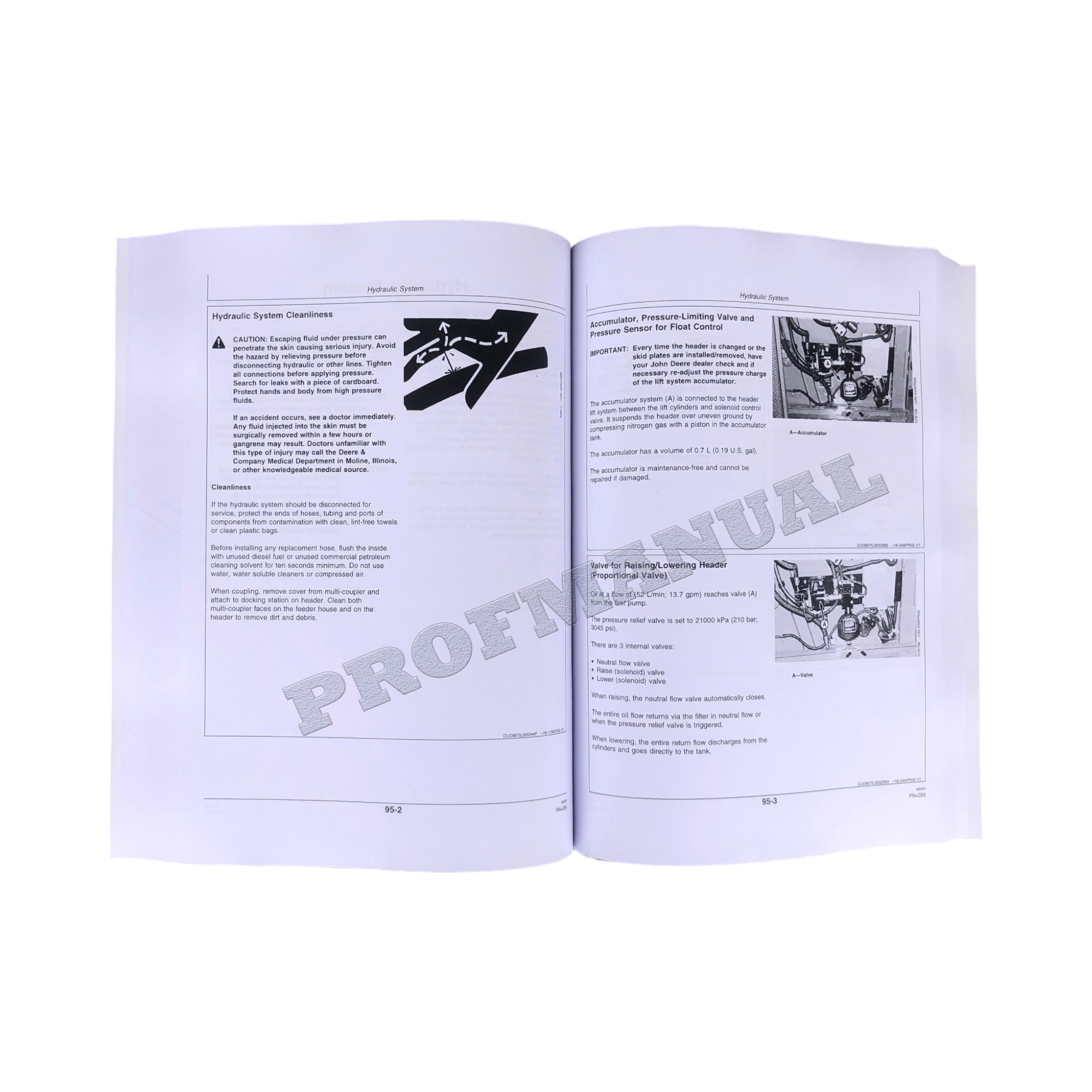 MANUAL DEL OPERADOR DE LA COSECHADORA JOHN DEERE 9860 STS + ¡EXTRA! OMH219445 
