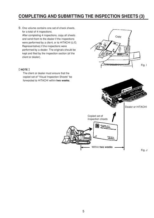 HITACHI EX750-5 EX800H-5 EXCAVATOR SERVICE MANUAL KO206B01