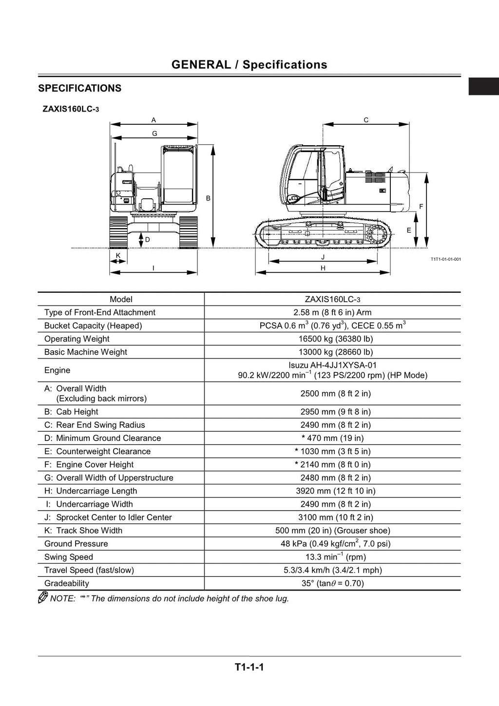 HITACHI ZX180LCN-3 Excavator Operational Principle Technical Manual