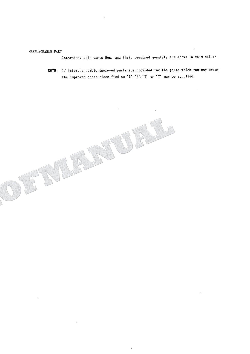 HITACHI EX100-2 Equipment Component Excavator Parts Catalog Manual
