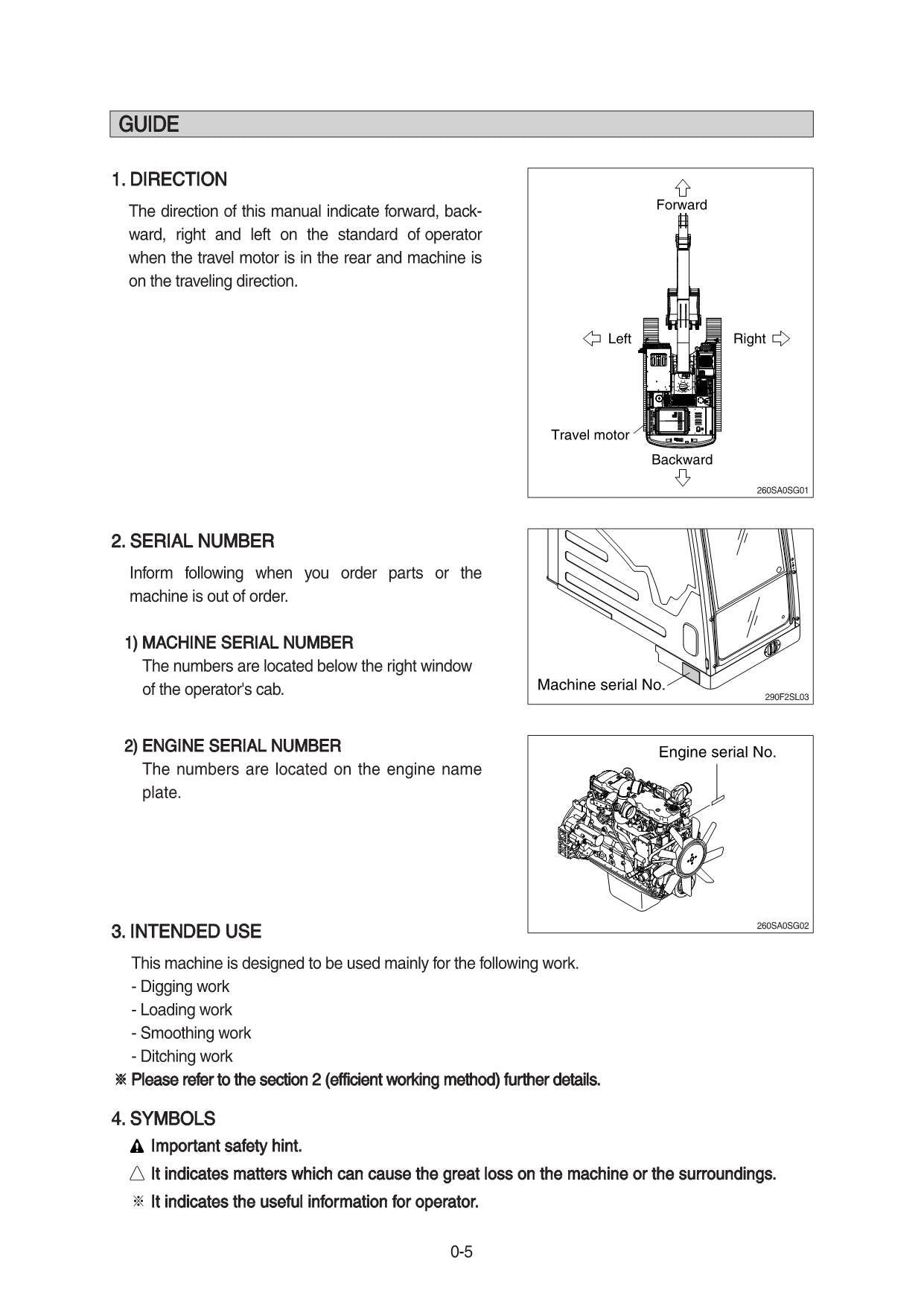 Hyundai HX260LT3 CRAWLER EXCAVATOR Operators Maintenance Manual