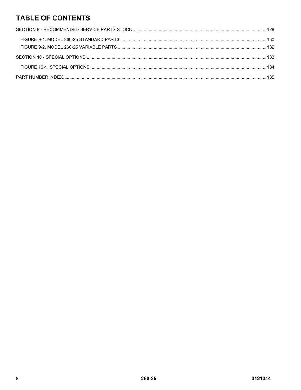 LIFTLUX 260-25 Scissor Lift Parts Catalog Manual