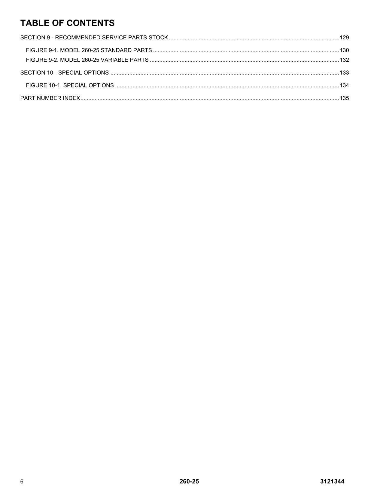 LIFTLUX 260-25 Scissor Lift Parts Catalog Manual