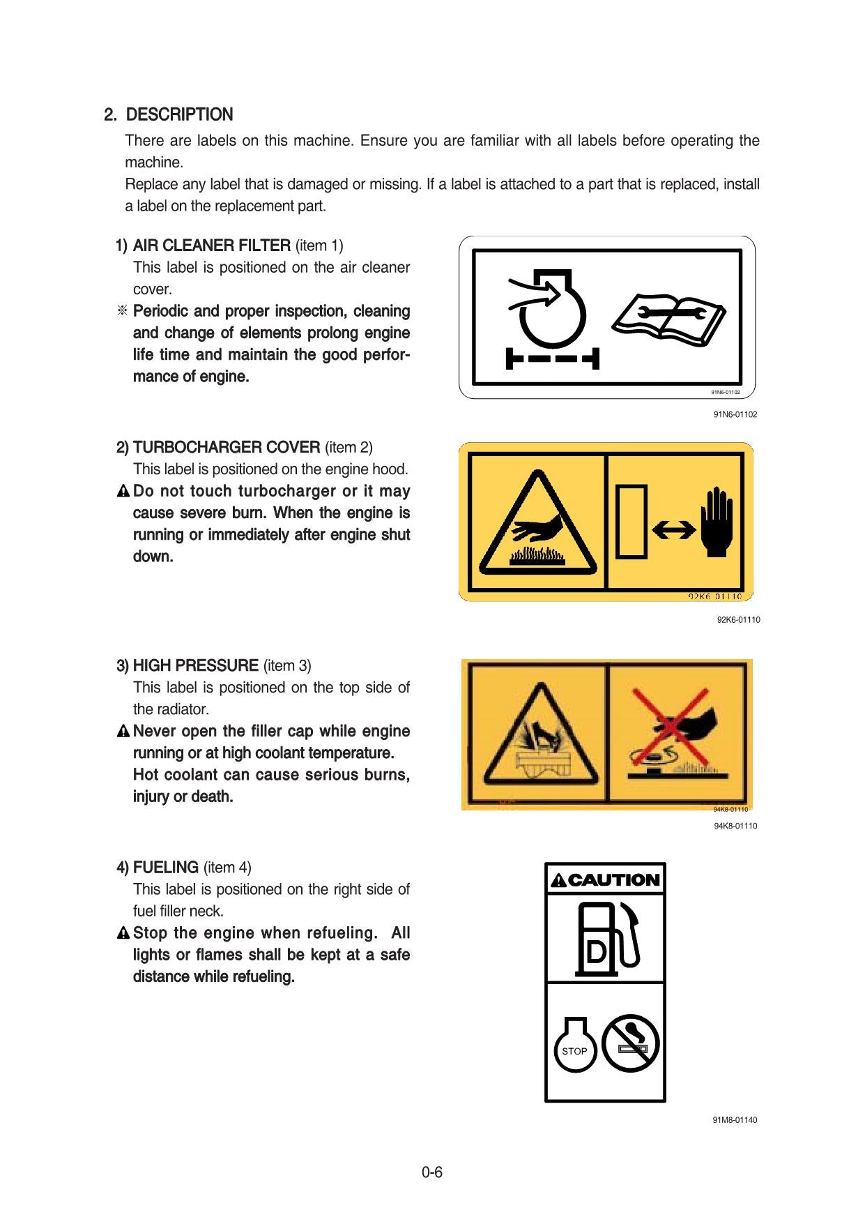Hyundai HX210S+ HX220S+ CRAWLER EXCAVATOR Operators Maintenance Manual