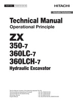 Hitachi ZX350-7 ZX360LC-7 Operation Principle Oceanian Excavator Service manual