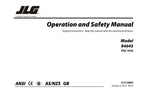 JLG R4045 Scissor Lift Maintenance Operation Operators Manual 31215804