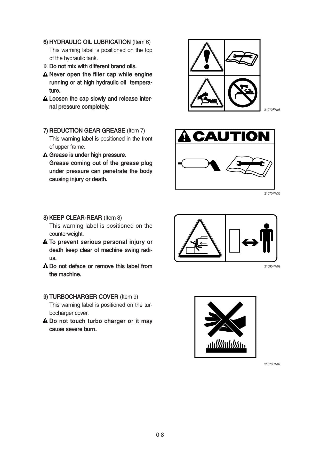 Hyundai R140W-9S WHEELED EXCAVATOR Operators Maintenance Manual