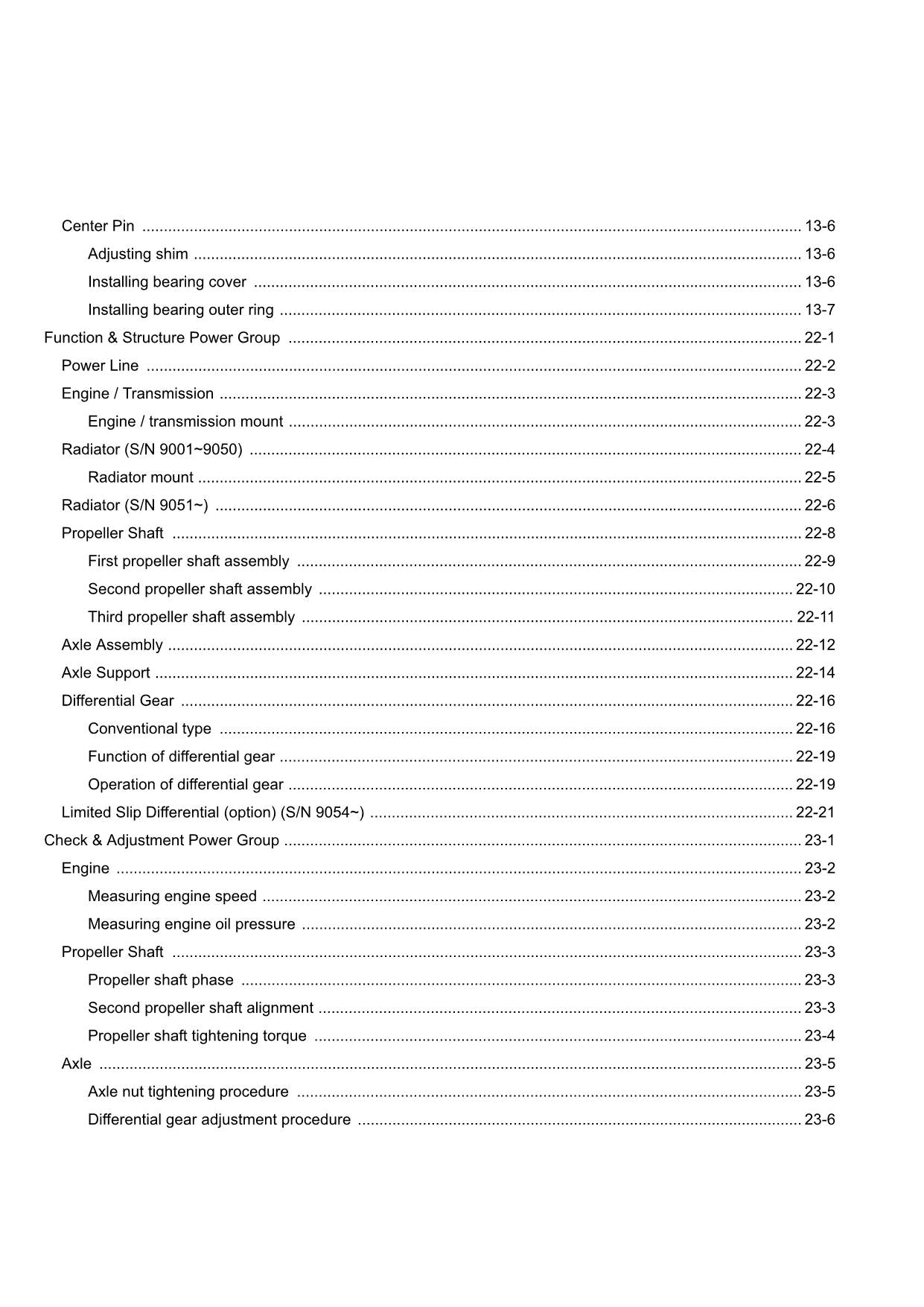 Hitachi ZW550 Wheel Loader Technical Manual Operational Principle TO11C5-E-01