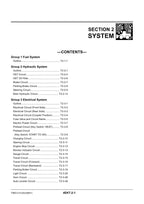 Hitachi ZW30 ZW40 ZW50 Wheel Loader Technical Manual +Schematics