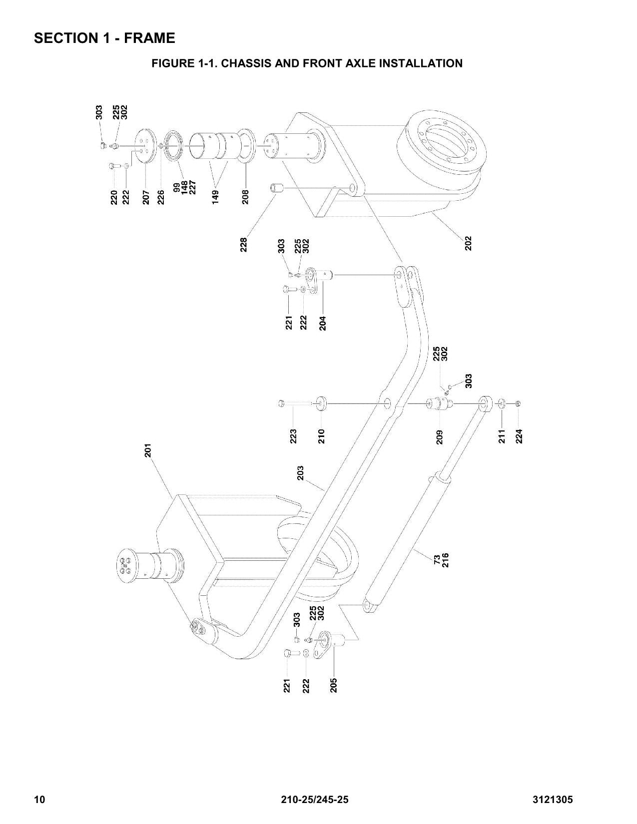 LIFTLUX 210-25 245-25 Scissor Lift Parts Catalog Manual Prior to 1200020465