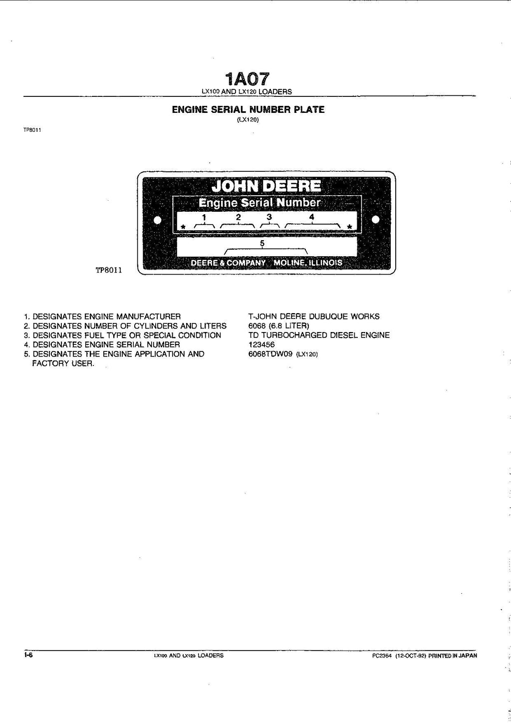Hitachi LX100-2 LX120-2 Export Wheel Loader Parts Catalog Manual SN 02101-up