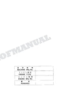 HITACHI EX120-3 Equipment Component Excavator Parts Catalog Manual