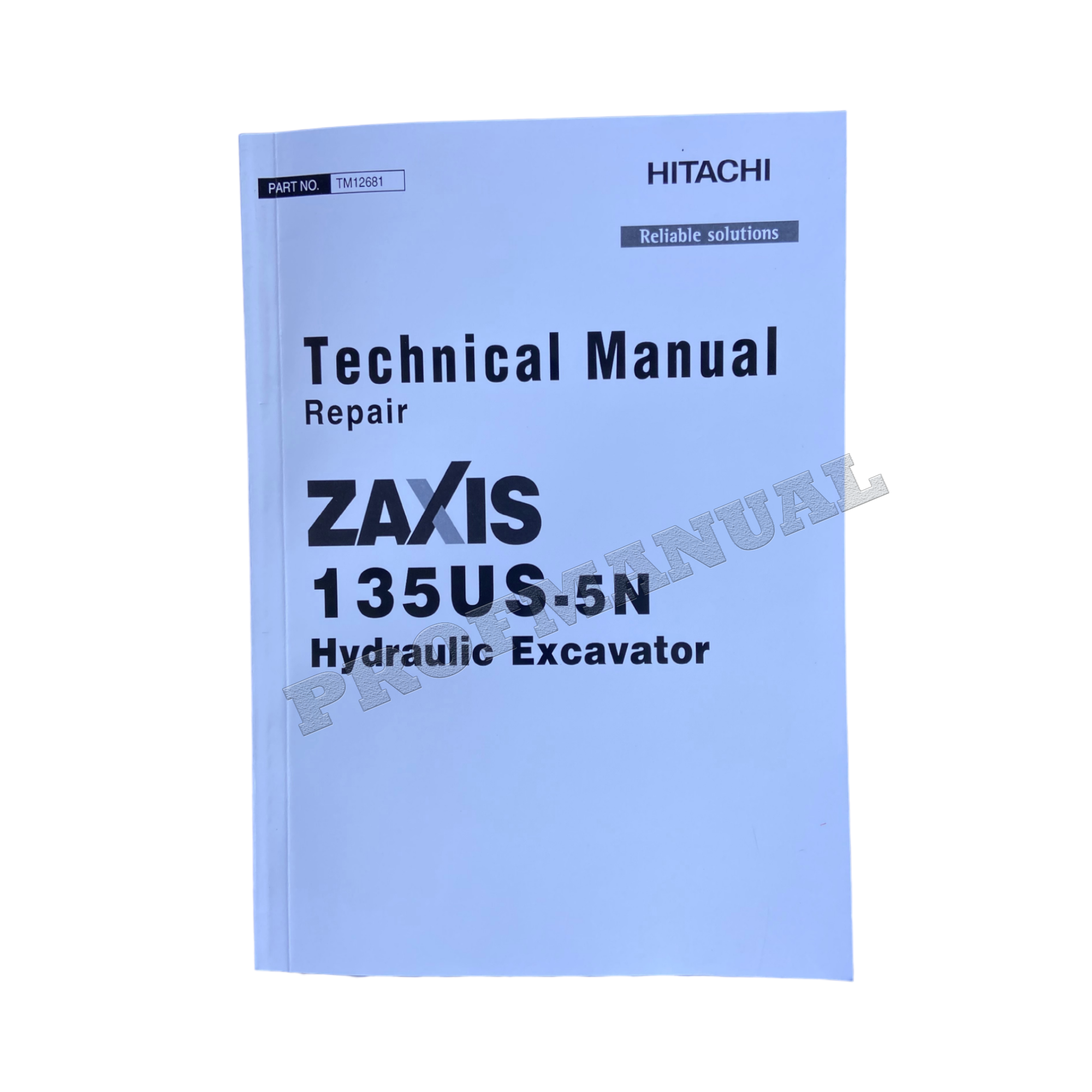 HITACHI ZAXIS 135US-5N EXCAVATOR REPAIR SERVICE MANUAL + !BONUS!