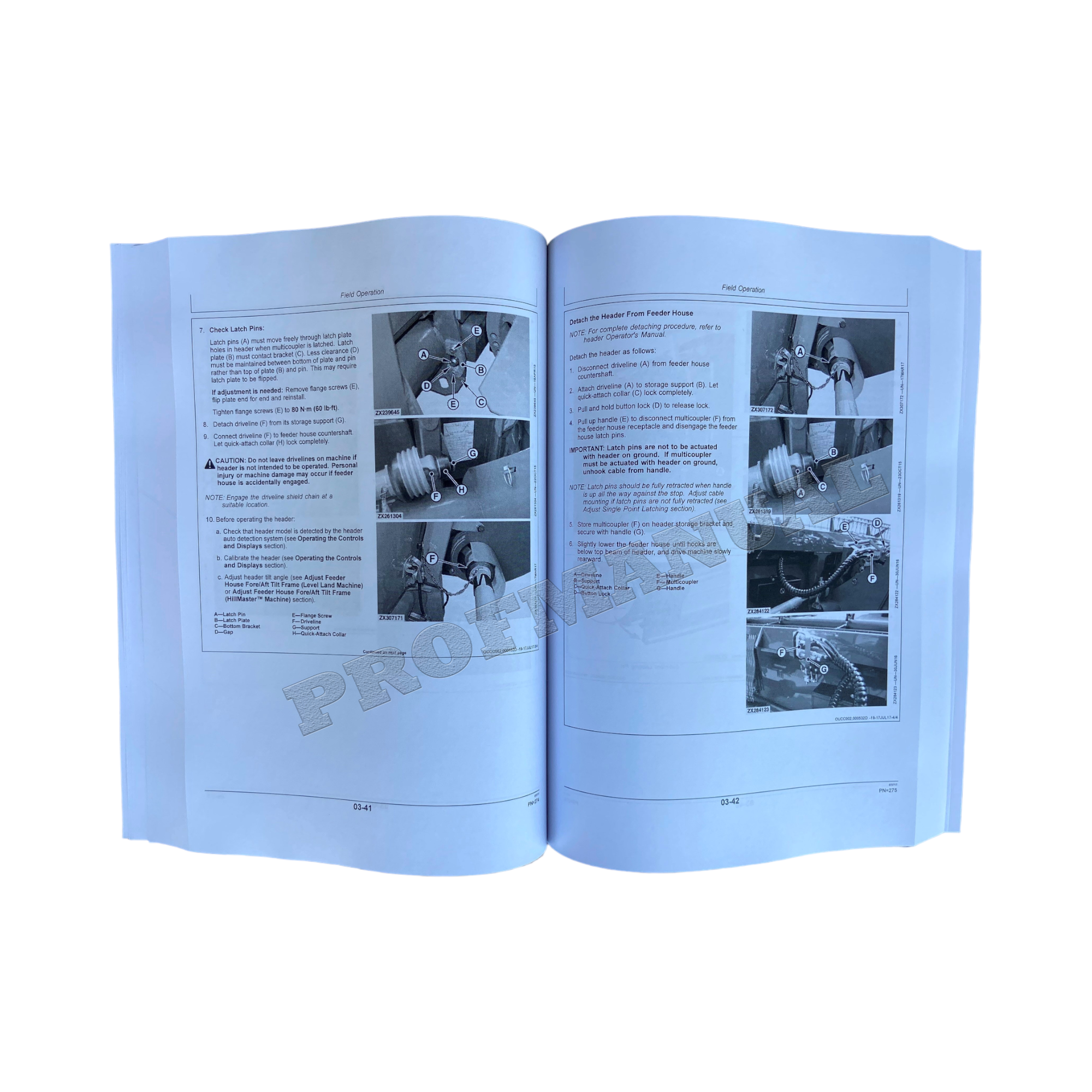 MANUAL DEL OPERADOR DE LA COSECHADORA JOHN DEERE T670 N.° 2