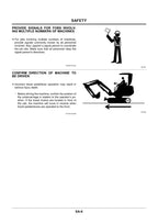 Hitachi EX40U EX50U Excavator Operational Test Troubleshoot Service Manual Scheme