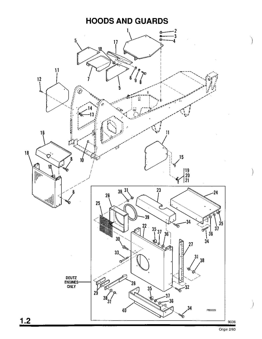 SKYTRAK 9038 Telehandler Parts Catalog Manual