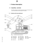 Liebherr R944 C Tunnel Excavator Operators manual serial 19695