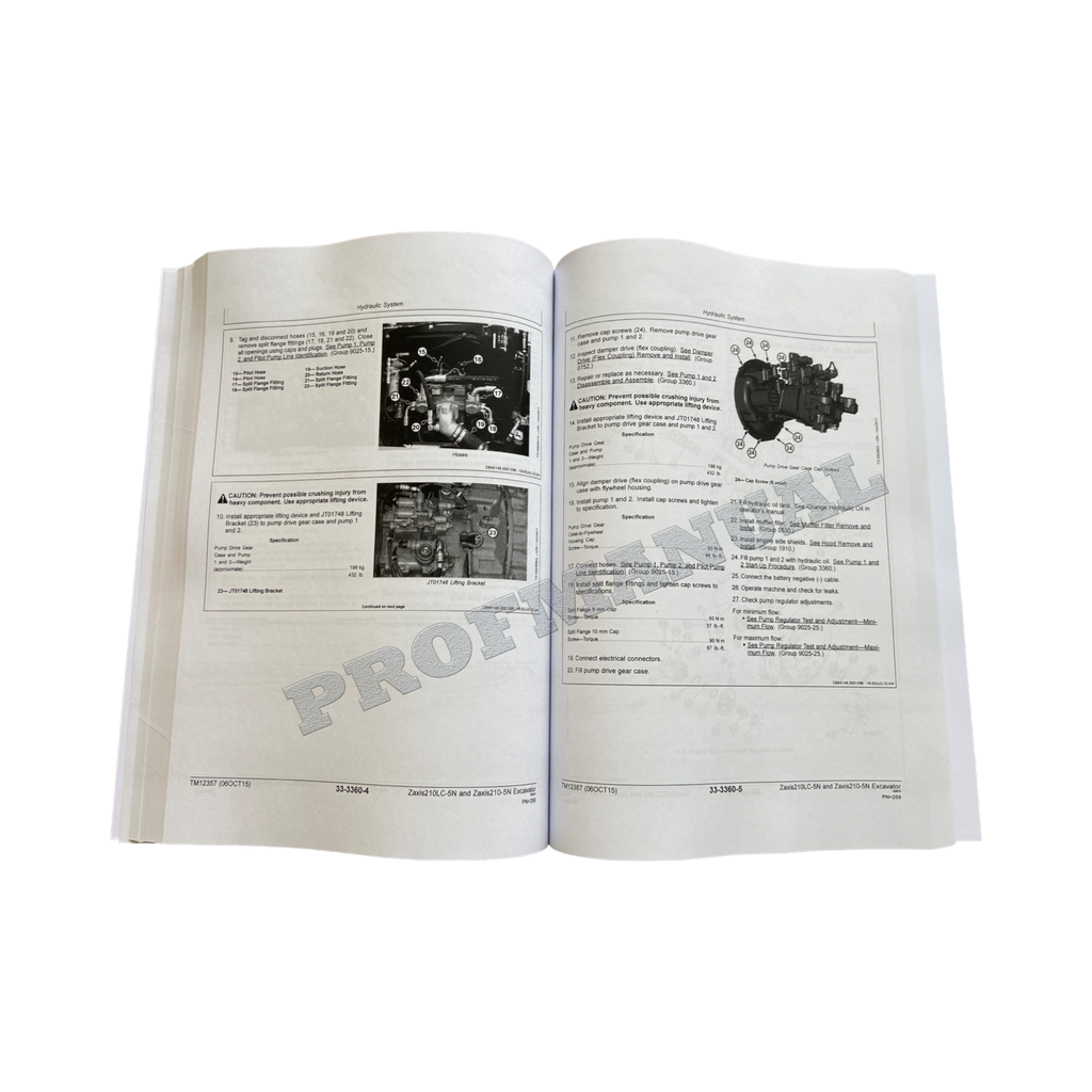 HITACHI ZAXIS 210-5N 210LC-5N EXCAVATOR REPAIR SERVICE MANUAL + !BONUS!