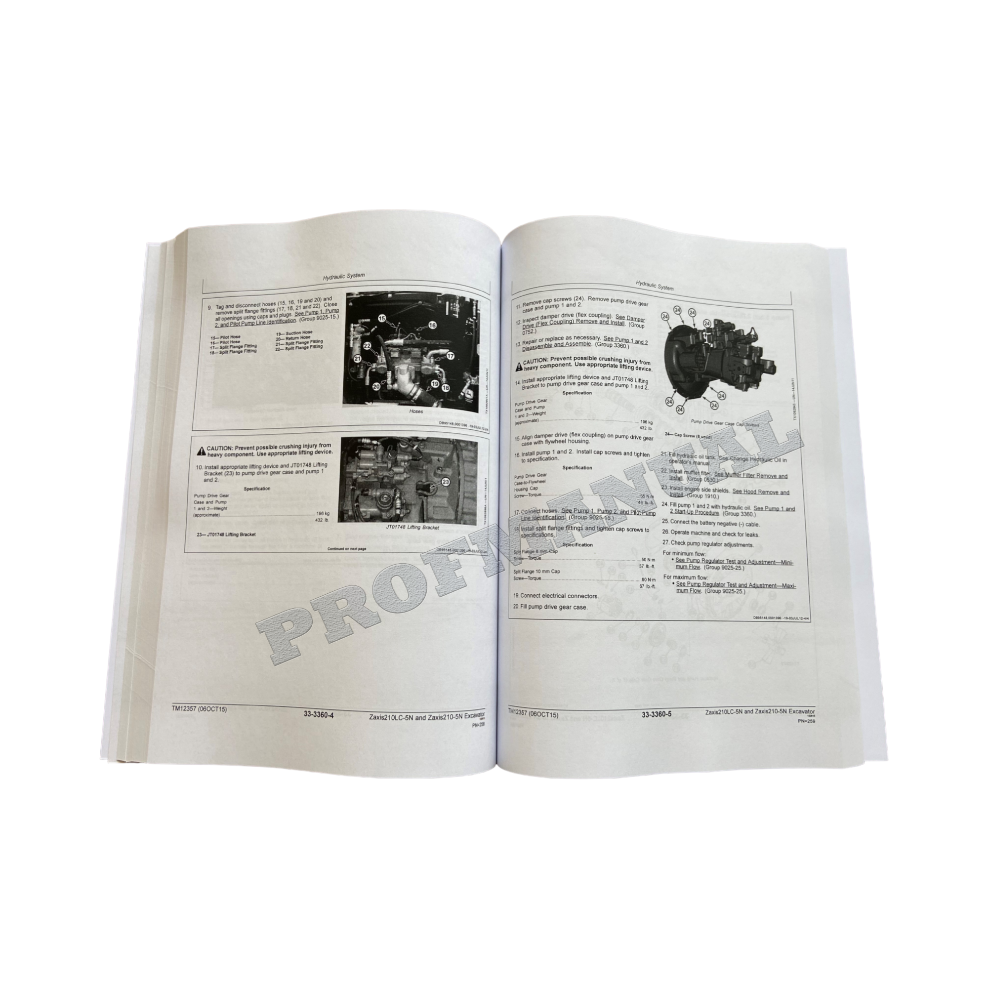 HITACHI ZAXIS 210-5N 210LC-5N EXCAVATOR REPAIR SERVICE MANUAL + !BONUS!