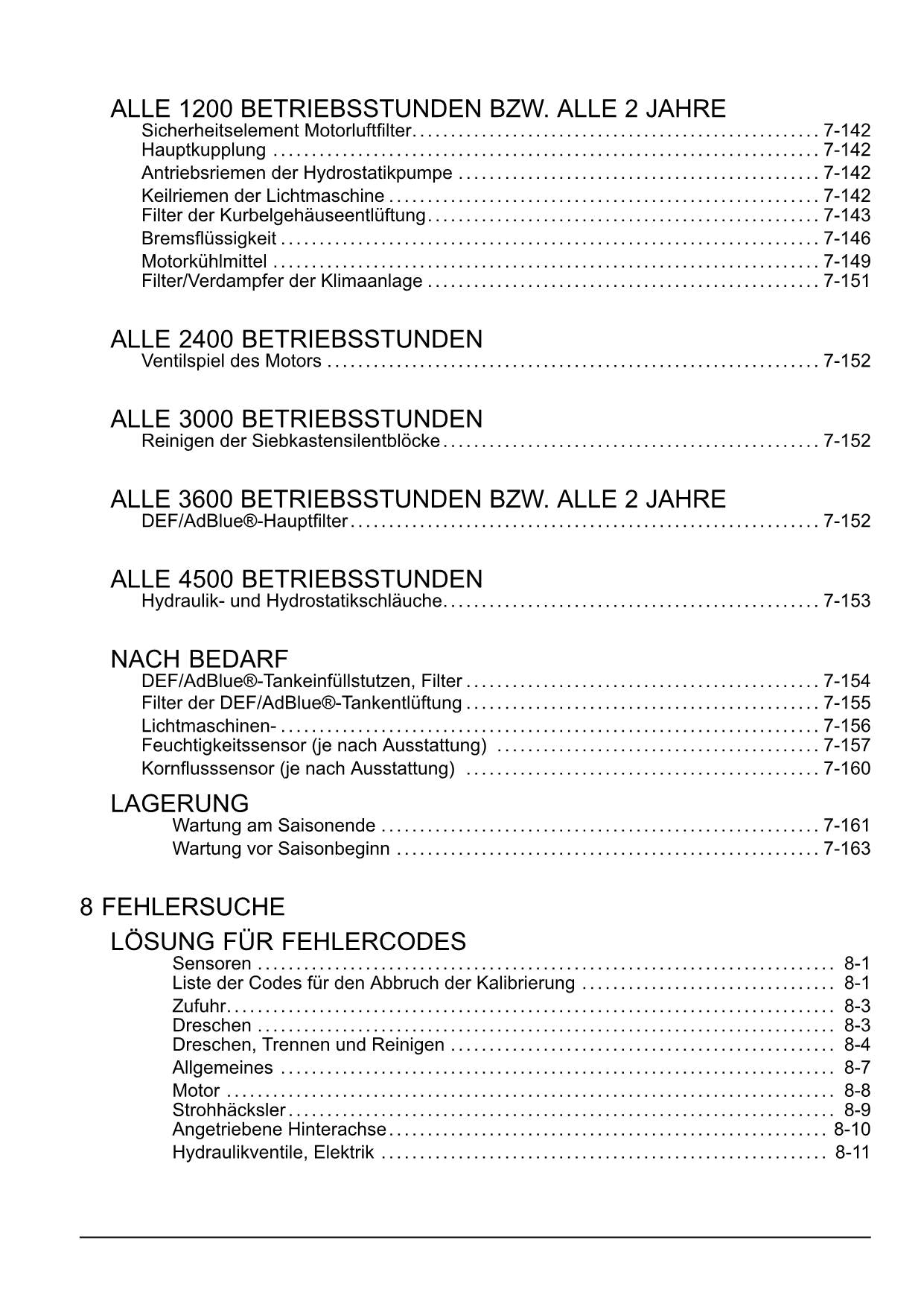 New Holland CX5 80 CX5 90 CX5 90 LATERALE Mähdrescher Betriebsanleitung Ab 1984