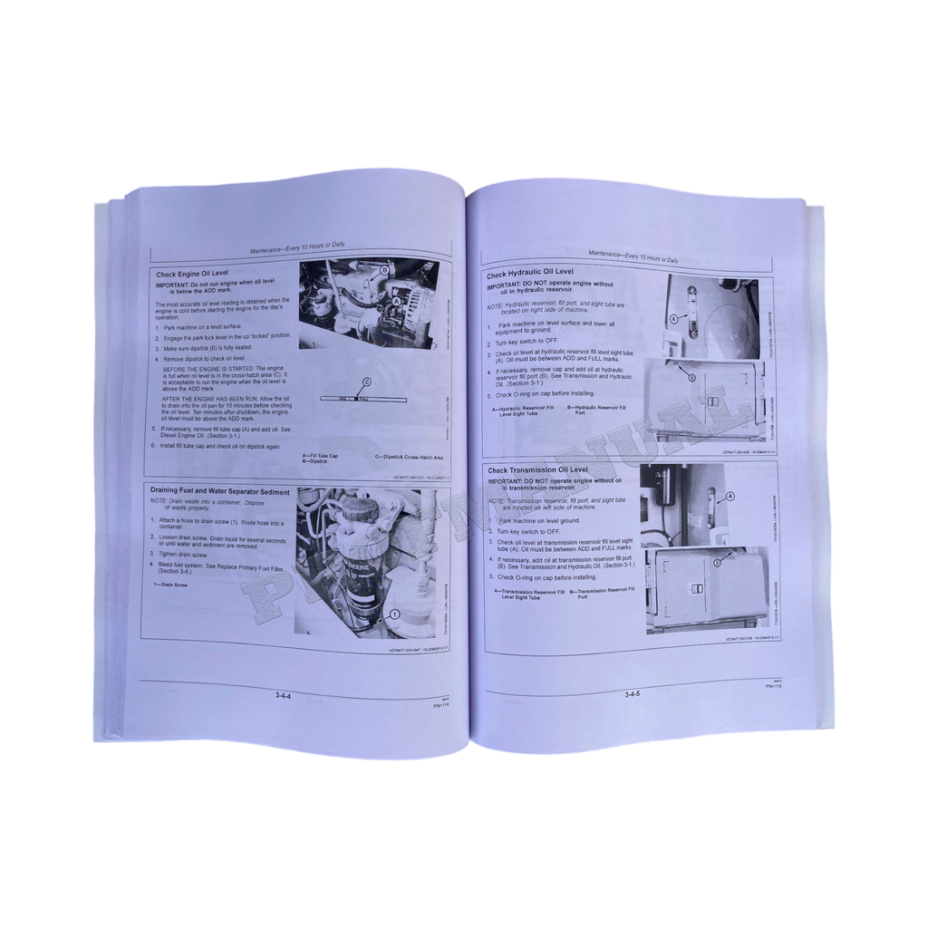 MANUAL DEL OPERADOR DE LA TOPADORA SOBRE ORUGAS JONH DEERE 700J + ¡BONIFICACIÓN! 