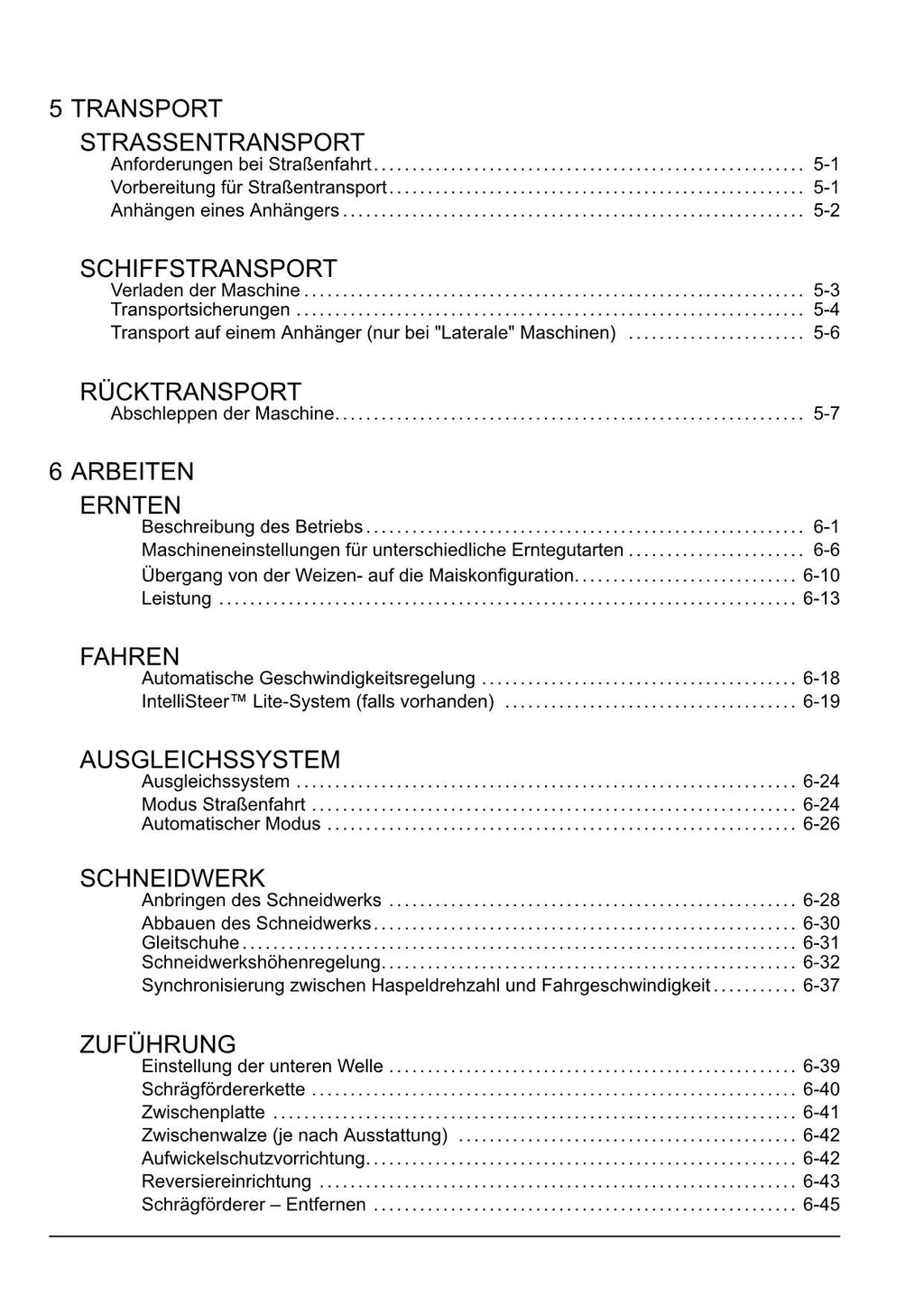 New Holland CX5 80 CX5 90 CX5 90 Laterale Mähdrescher Betriebsanleitung PIN 9864