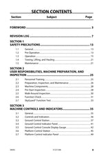 JLG 340AJ Boom Lift Maintenance Operation Operators Manual 31221346