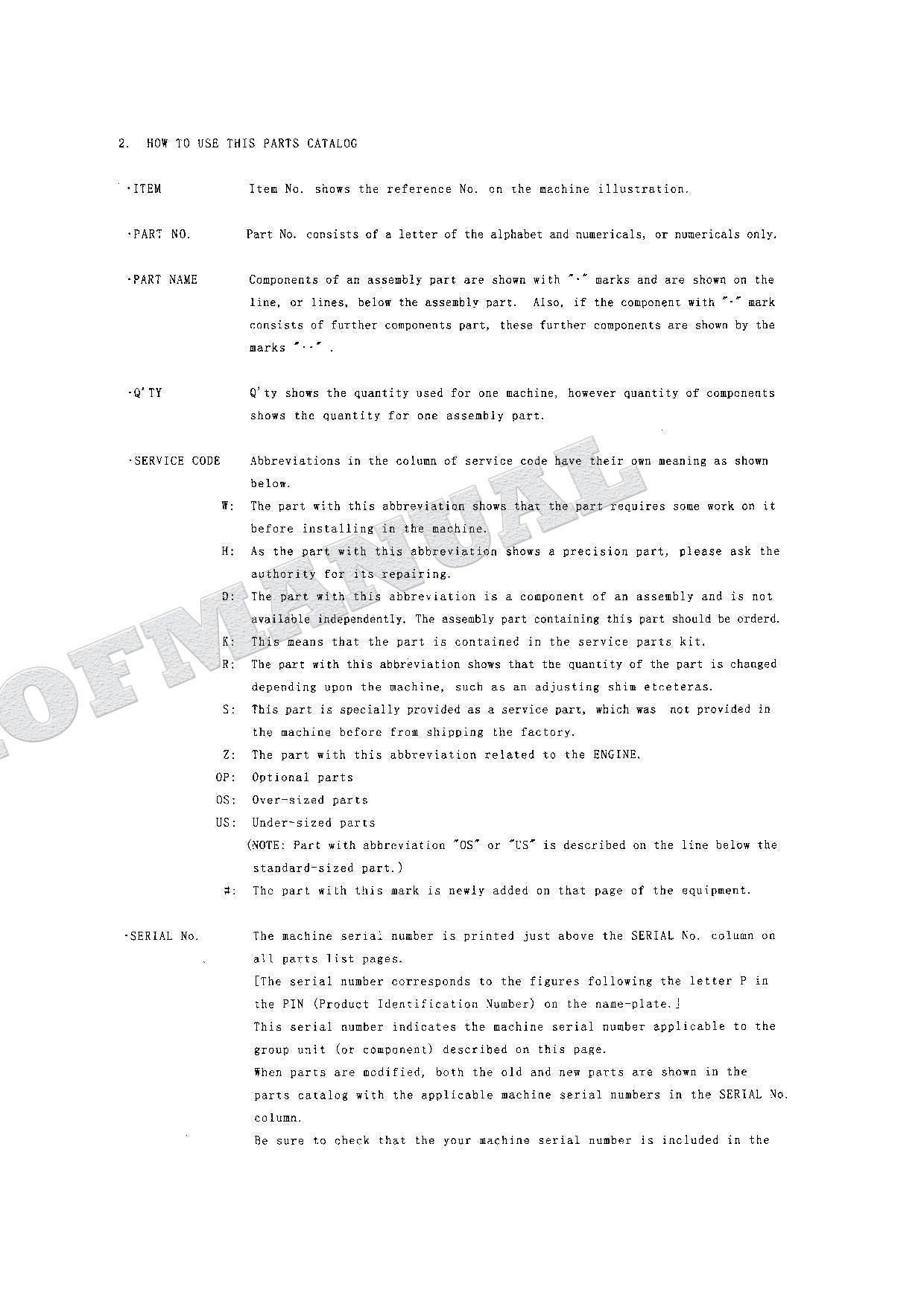 HITACHI EX75UR-5 EX75US-5 Excavator Parts Catalog Manual