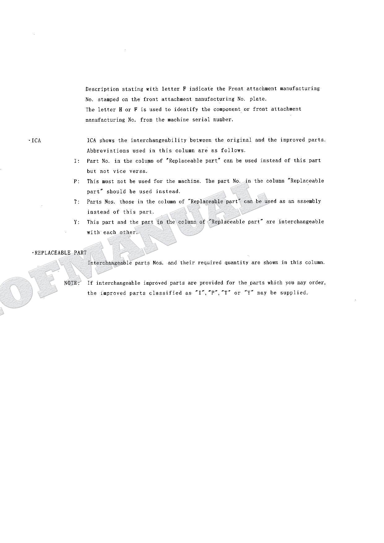 HITACHI EX75URLC-3 Excavator Parts Catalog Manual SN 010001-