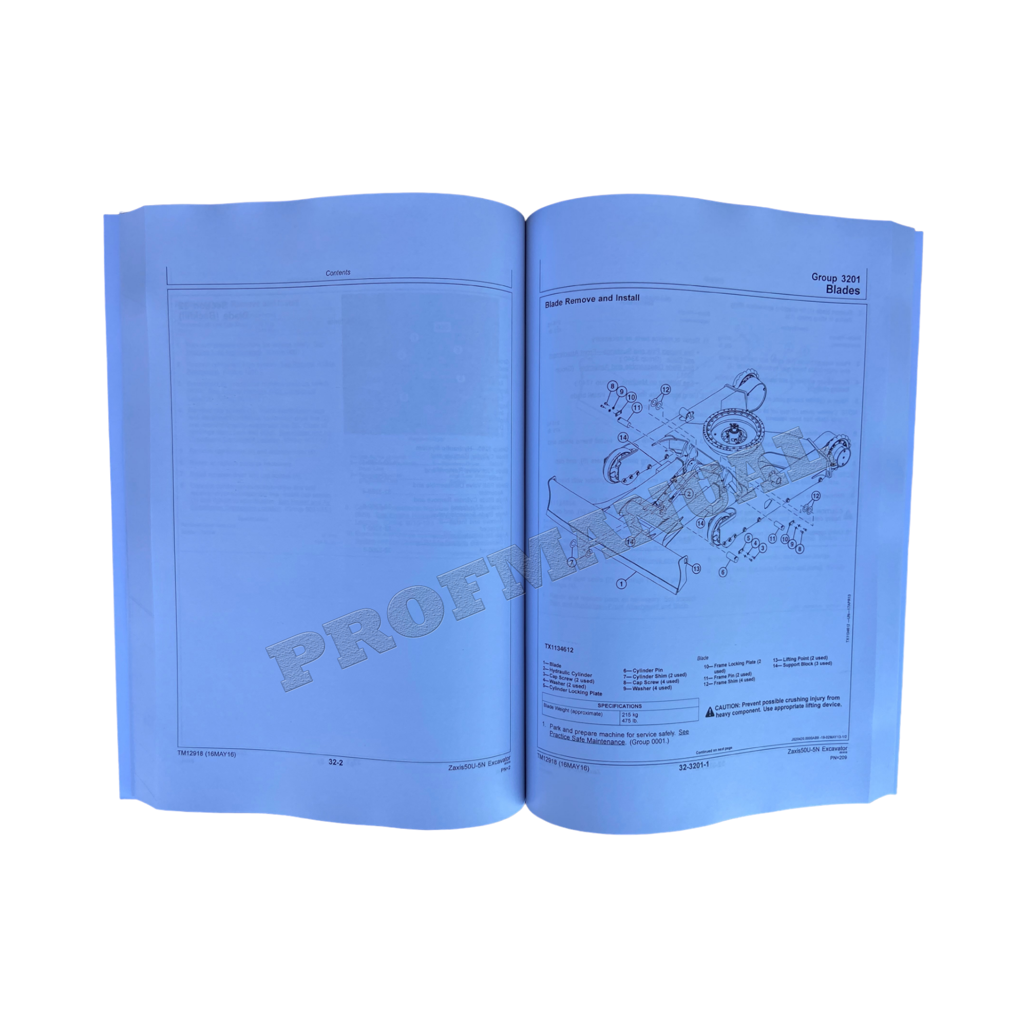 HITACHI ZAXIS 50U-5N EXCAVATOR REPAIR SERVICE MANUAL