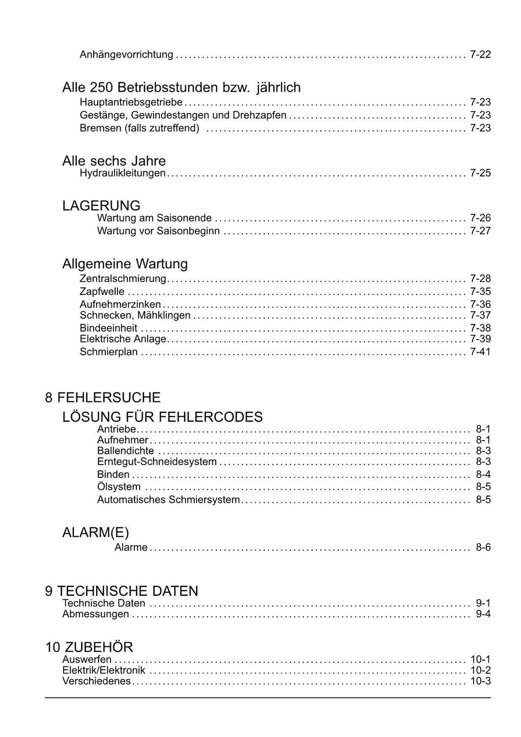 New Holland Roll Baler 125 Rundballenpresse Betriebsanleitung Ab 4946