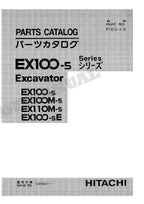 HITACHI EX100-5 EX100M-5 EX110M-5 EX100-5E Excavator Parts Catalog Manual